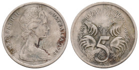 ELIZABETH II AUSTRALIA 1966 2,8 g. 19,3 mm.