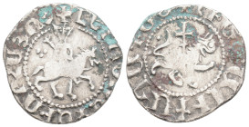 Medieval
Armenia, Cilician Armenia, Royal, Levon III (1301-1307AD) AR Tram (20.6 mm, 2.4 g)
Obv: Levon III on horseback riding right, head facing, h...