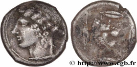 SICILY - LEONTINOI
Type : Tétradrachme 
Date : c. 455-430 AC. 
Mint name / Town : Leontini, Sicile 
Metal : silver 
Diameter : 24,5  mm
Orientation di...