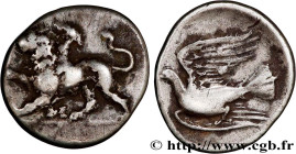 SIKYONA - SIKYON
Type : Hemidrachme 
Date : c. 330-300 AC. 
Mint name / Town : Sicyone, Sykionia 
Metal : silver 
Diameter : 16  mm
Orientation dies :...