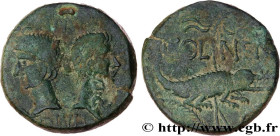 AUGUSTUS and AGRIPPA
Type : Dupondius 
Date : c. 20-14 AC. 
Mint name / Town : Nîmes, Gaule 
Metal : copper 
Diameter : 26  mm
Orientation dies : 10  ...