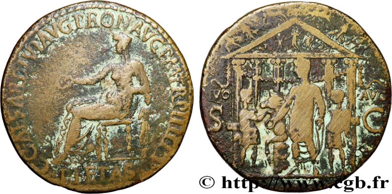 CALIGULA
Type : Sesterce 
Date : 37-38 
Mint name / Town : Rome 
Metal : copper ...
