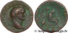VESPASIAN
Type : As 
Date : 77-78 
Mint name / Town : Lyon 
Metal : copper 
Diameter : 27  mm
Orientation dies : 7  h.
Weight : 8,58  g.
Rarity : R3 
...