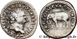 TITUS
Type : Denier 
Date : 1er janvier - 30 juin 
Mint name / Town : Rome 
Metal : silver 
Millesimal fineness : 900  ‰
Diameter : 18,5  mm
Orientati...