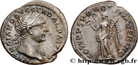 TRAJANUS
Type : Denier 
Date : 107 
Mint name / Town : Rome 
Metal : silver 
Millesimal fineness : 900  ‰
Diameter : 18  mm
Orientation dies : 6  h.
W...