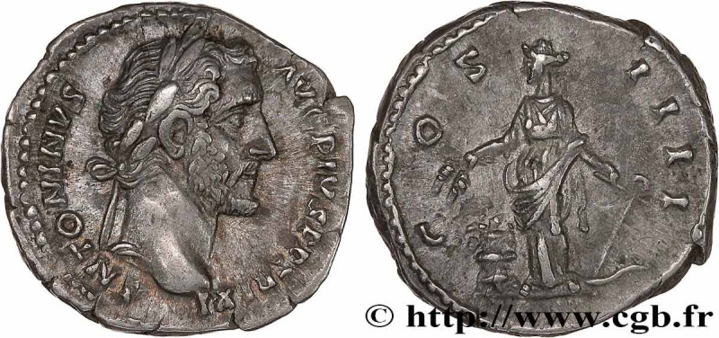 ANTONINUS PIUS
Type : Denier 
Date : 151-152 
Mint name / Town : Rome 
Metal : s...