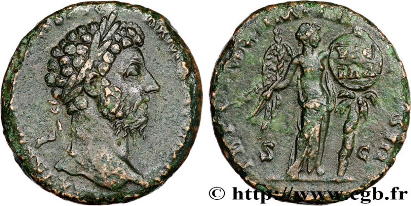 MARCUS AURELIUS
Type : Sesterce 
Date : août - décembre 
Date : 166 
Mint name /...