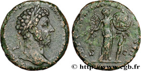 MARCUS AURELIUS
Type : Sesterce 
Date : août - décembre 
Date : 166 
Mint name / Town : Rome 
Metal : copper 
Diameter : 30  mm
Orientation dies : 12 ...