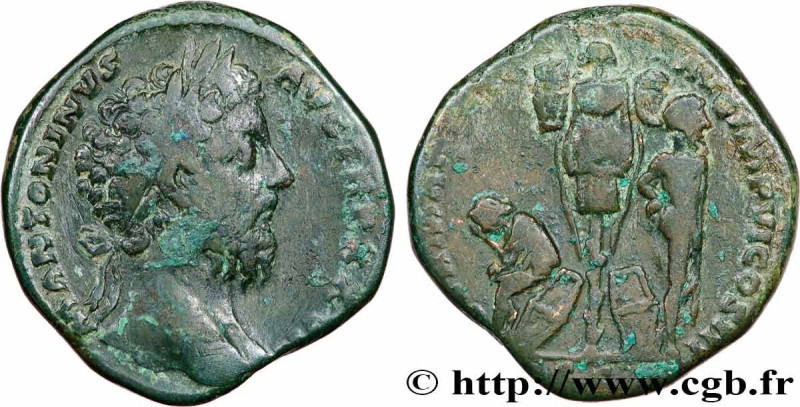 MARCUS AURELIUS
Type : Sesterce 
Date : 173 
Mint name / Town : Rome 
Metal : co...