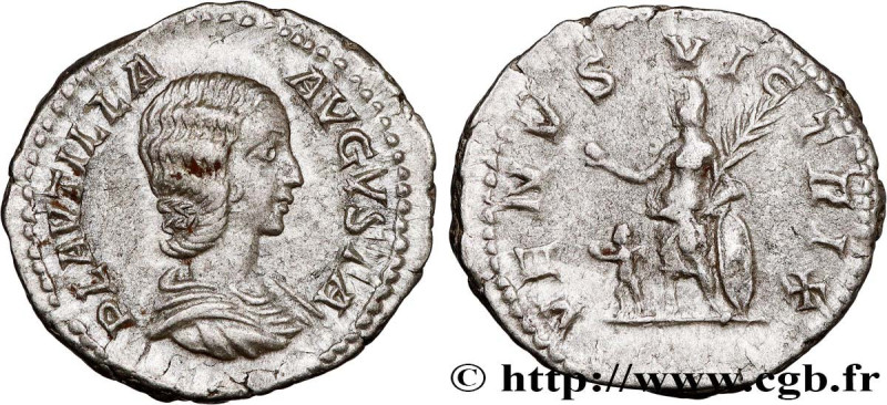 PLAUTILLA
Type : Denier 
Date : 204 
Mint name / Town : Rome 
Metal : silver 
Mi...