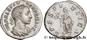 SEVERUS ALEXANDER 
Type : Denier 
Date : 232 
Mint name / Town : Rome 
Metal : silver 
Millesimal fineness : 500  ‰
Diameter : 18  mm
Orientation dies...