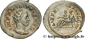 PHILIPPUS II
Type : Antoninien 
Date : 249 
Mint name / Town : Rome 
Metal : billon 
Millesimal fineness : 450  ‰
Diameter : 23  mm
Orientation dies :...