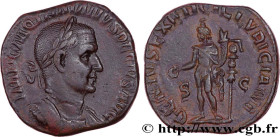 TRAJAN DECIUS
Type : Sesterce 
Date : 250 
Mint name / Town : Rome 
Metal : copper 
Diameter : 27,5  mm
Orientation dies : 1  h.
Weight : 16,83  g.
Ra...