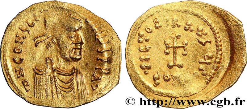 CONSTANS II
Type : Tremissis 
Date : c. 641-646 
Mint name / Town : Constantinop...