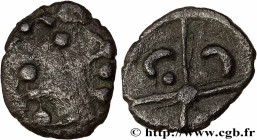 GALLIA - SOUTH WESTERN GAUL - CADURCI (Area of Cahors)
Type : Obole “à la tête triangulaire” 
Date : c. 121-52 AC. 
Metal : silver 
Diameter : 10  mm
...