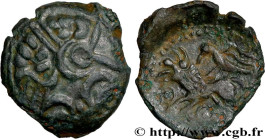 GALLIA - CARNUTES (Beauce area)
Type : Bronze COIIAT, lion à gauche 
Date : Ier siècle avant J.-C. 
Mint name / Town : Chartres (28) 
Metal : bronze 
...