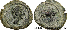 HISPANIA - SPAIN - IBERIAN - CASTULO/KASTILO (Province of Jaen/Calzona)
Type : Quadrans de bronze au sanglier 
Date : fin IIe - Ier siècles avant J.-C...