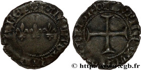 CHARLES VII LE BIEN SERVI / THE WELL-SERVED
Type : Double tournois 
Date : 09/10/1429 
Date : n.d. 
Mint name / Town : Troyes 
Metal : billon 
Millesi...