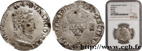 HENRY II
Type : Teston à la tête nue, 5e type 
Date : 1556 
Mint name / Town : Toulouse 
Quantity minted : 285727 
Metal : silver 
Diameter : 29,5  mm...