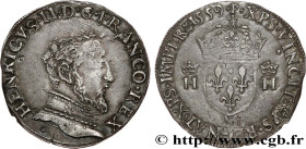 FRANCIS II. COINAGE IN THE NAME OF HENRY II
Type : Teston à la tête nue, 5e type  
Date : 1559 
Mint name / Town : Toulouse 
Quantity minted : 193698 ...