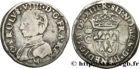 CHARLES IX
Type : Demi-teston, 2e type 
Date : MDLXIII 
Date : 1563 
Mint name / Town : Toulouse 
Quantity minted : 389789 
Metal : silver 
Millesimal...