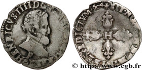 HENRY IV
Type : Demi-franc, 2e type d'Angers et Tours 
Date : 1604 
Mint name / Town : Angers 
Quantity minted : 11212 
Metal : silver 
Millesimal fin...