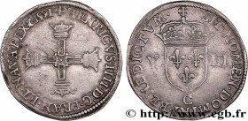 HENRY IV
Type : Huitième d'écu, croix couronnée de face 
Date : 1591 
Mint name / Town : Saint Lô 
Quantity minted : 7298 
Metal : silver 
Millesimal ...
