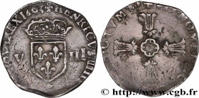 HENRY IV
Type : Huitième d'écu, écu de face, 2e type 
Date : 1605 
Mint name / Town : Aix-en-Provence 
Quantity minted : 1700 
Metal : silver 
Millesi...