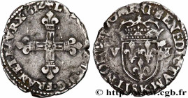 LOUIS XIII
Type : Huitième d'écu, 1er type 
Date : 1612 
Mint name / Town : Bordeaux 
Metal : silver 
Millesimal fineness : 917  ‰
Diameter : 26  mm
O...