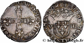 LOUIS XIII
Type : Huitième d'écu, 1er type 
Date : 1612 
Mint name / Town : Nantes 
Metal : silver 
Millesimal fineness : 917  ‰
Diameter : 26  mm
Ori...