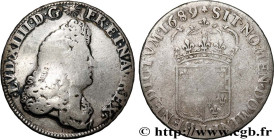 LOUIS XIV "THE SUN KING"
Type : Demi-écu de Flandre 
Date : 1689 
Mint name / Town : Lille 
Quantity minted : 94362 
Metal : silver 
Millesimal finene...
