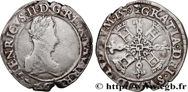 NAVARRE - KINGDOM OF NAVARRE - HENRY III
Type : Franc 
Date : 1579 
Mint name / ...