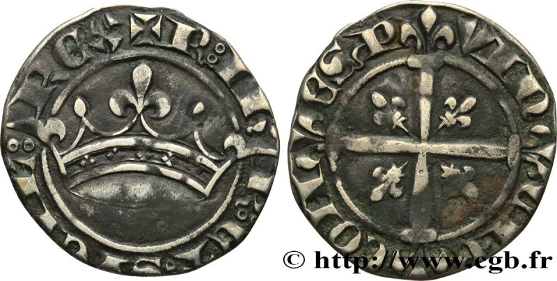 COUNTY OF PROVENCE - ROBERT OF ANJOU
Type : Sol coronat ou quaternial 
Date : c....