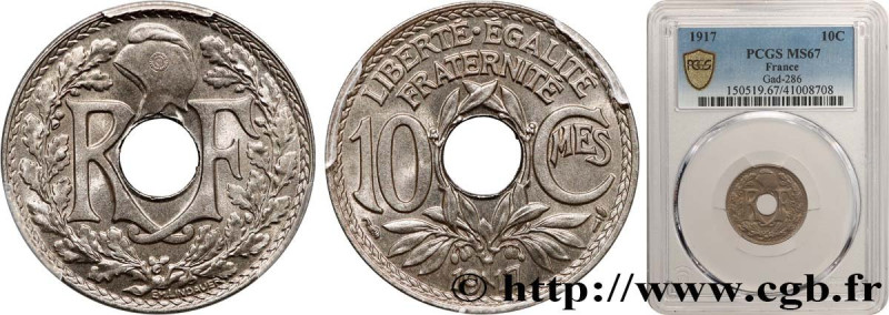 III REPUBLIC
Type : 10 centimes Lindauer 
Date : 1917 
Quantity minted : 8.171.3...