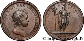 LOUIS XIV "THE SUN KING"
Type : Médaille, Les conquêtes de 1646 
Date : 1646 
Metal : copper 
Diameter : 41,5  mm
Engraver : Mauger Jean 
Weight : 31,...
