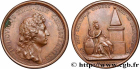 LOUIS XIV "THE SUN KING"
Type : Médaille, Pyramide élevée à Rome 
Date : 1664 
Metal : copper 
Diameter : 41  mm
Engraver : Mauger Jean 
Weight : 31,3...