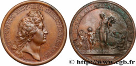 LOUIS XIV "THE SUN KING"
Type : Médaille, Gratifications accordées aux gens de lettres 
Date : 1666 
Metal : copper 
Diameter : 40,5  mm
Engraver : Ma...