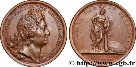 LOUIS XIV "THE SUN KING"
Type : Médaille, Prise de Barcelone 
Date : 1697 
Metal : copper 
Diameter : 41  mm
Weight : 29,09  g.
Edge : lisse 
Puncheon...