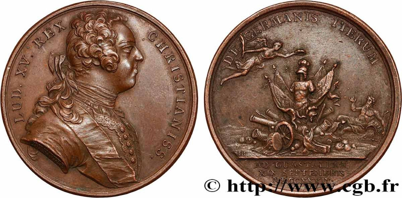 LOUIS XV THE BELOVED
Type : Médaille, Bataille de Guastella 
Date : MDCCXXXIV 
D...