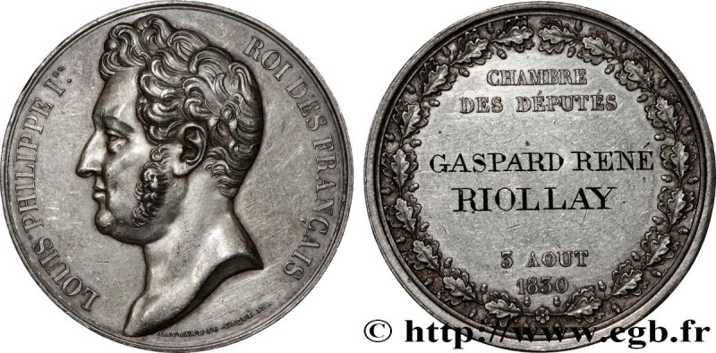 LOUIS-PHILIPPE I
Type : Médaille parlementaire, Gaspard, René Riollay 
Date : 18...