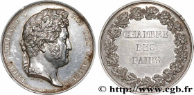 LOUIS-PHILIPPE I
Type : Médaille, Chambre des Pairs 
Date : (1832-1841) 
Date : n.d. 
Metal : silver 
Diameter : 51  mm
Engraver : DEPAULIS Alexis-Jos...