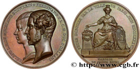 LOUIS-PHILIPPE I
Type : Médaille, Mariage du duc d’Orléans à Fontainebleau 
Date : 1837 
Metal : bronze 
Diameter : 49,5  mm
Engraver : BARRE = Albert...