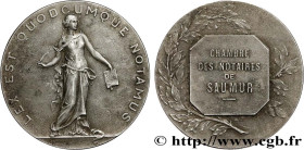 19TH CENTURY NOTARIES (SOLICITORS AND ATTORNEYS)
Type : Médaille, Notaires de Saumur 
Date : n.d. 
Metal : silver 
Diameter : 31,5  mm
Engraver : COUD...