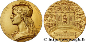 III REPUBLIC
Type : Médaille, Sénat 
Date : 1912 
Metal : gold plated silver 
Millesimal fineness : 950  ‰
Diameter : 49,5  mm
Engraver : DUBOIS Henri...