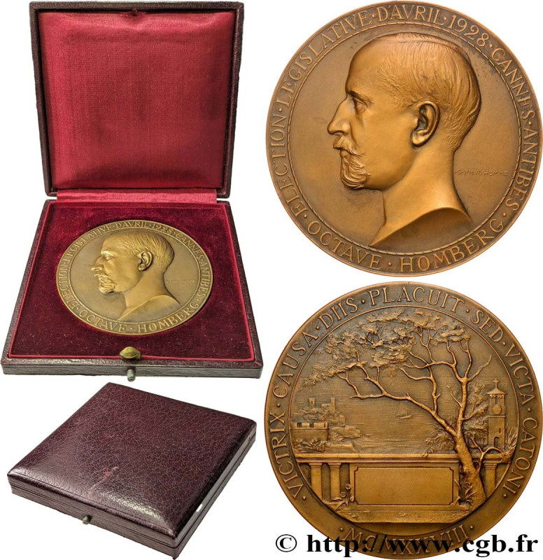 III REPUBLIC
Type : Médaille, Octave Homberg, Élections législatives 
Date : 192...