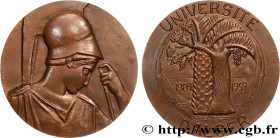 ALGERIA
Type : Médaille, Université d’Alger, Cinquantenaire 
Date : 1959 
Mint name / Town : Algérie, Alger 
Metal : silver 
Diameter : 58,5  mm
Engra...