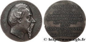 MONACO - PRINCIPALITY OF MONACO - CHARLES III
Type : Médaille, Charles III, Prince de Monaco 
Date : 1879 
Metal : silver 
Diameter : 56,5  mm
Engrave...