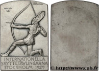 SWEDEN - GUSTAF V
Type : Médaille, Festival international de tir 
Date : 1929 
Mint name / Town : Suède, Stockholm 
Metal : silver 
Diameter : 56,5  m...
