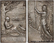SWITZERLAND - CONFEDERATION OF HELVETIA
Type : Plaquette, La Suisse pacifiée et réorganisée 
Date : 1903 
Metal : silver 
Diameter : 80,5  mm
Engraver...