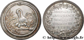 INSURANCES
Type : La Compagnie nationale d’assurance sur la vie 
Date : 1787 
Metal : silver 
Diameter : 34,5  mm
Orientation dies : 6  h.
Weight : 18...